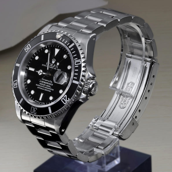 Rolex Submariner Tiffany & Co Dial 1680 Steel Automatic Date Watch