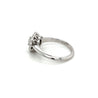 Tiffany & Co. Vintage Flower Shape Diamond Ring in Platinum Setting