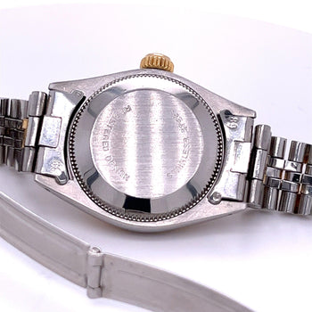 Two Tone Ladies Rolex Ref. 6619 25mm Dial Oyster Perpetual Watch – Assay Jewelers