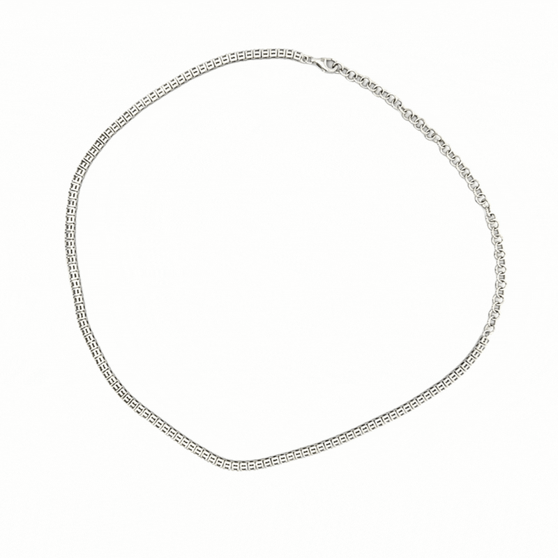 Two Way Diamond Tennis Choker + Double Wrap Bracelet