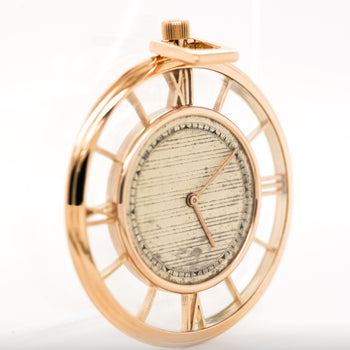 Vacheron Constantin 4798 Skeleton Roman Bezel 18K Rose Gold Pocket Watch – Assay Jewelers