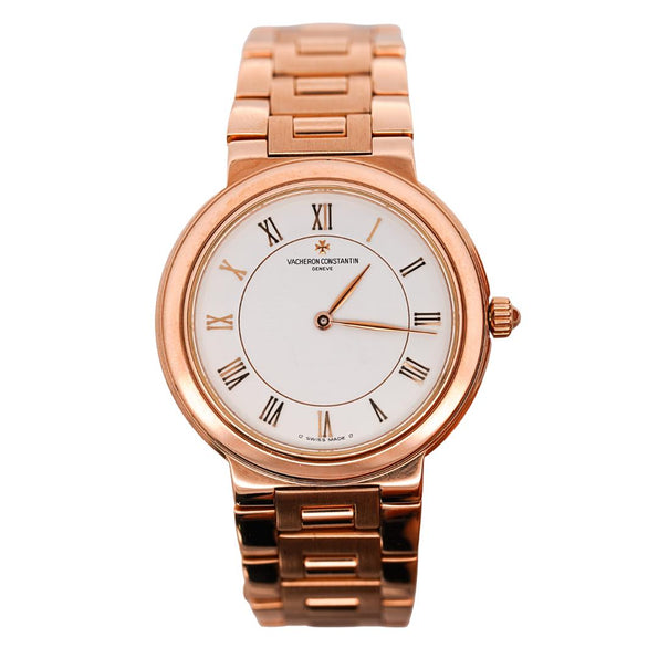 Vacheron Constantin Sovereign 18K Rose Gold 32mm Watch