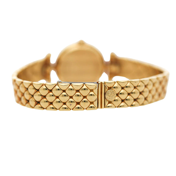 Van Cleef & Arpels Paris Classique 18K Gold Diamond Bezel Ladies Watch