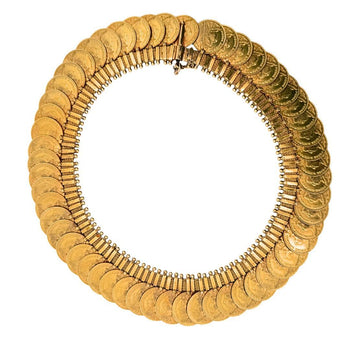 Vintage 22K Gold Queen Victoria Coin Collar Necklace & Cluster Earrings Set – Assay Jewelers