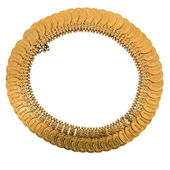 Vintage 22K Gold Queen Victoria Coin Collar Necklace & Cluster Earrings Set – Assay Jewelers