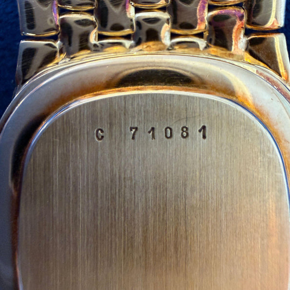 Vintage Audemars Piguet Cobra 18K Gold Diamond Dial Integral Bracelet Watch