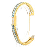 Vintage Blancpain Rayville Gold Ladies Watch On Aquamarine Bracelet