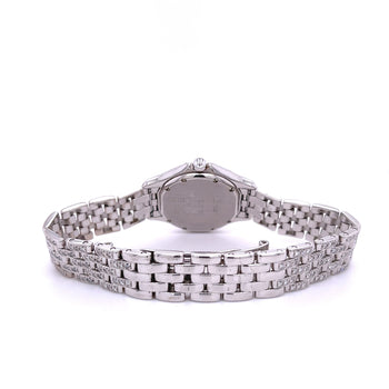 Vintage Cartier 28mm Round Dial Ballon Watch in 18k White Gold with Diamonds – Assay Jewelers