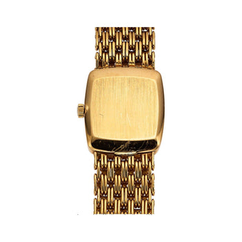 Vintage Patek Philippe 18K Gold Ladies Champagne Dial Mesh Bracelet Watch – Assay Jewelers