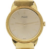 Vintage Piaget 924 24mm 18K Gold Diamond Champagne Dial Watch