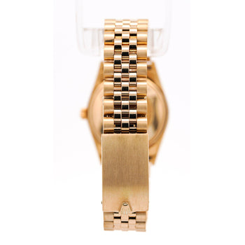 Vintage Rolex OP Date 34mm 14k Gold Champagne Dial Watch – Assay Jewelers