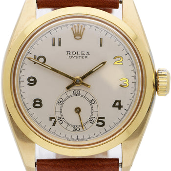 Vintage Rolex Oyster 6246 36mm Dial Small Seconds Manual Wind Watch Circa 1972 – Assay Jewelers