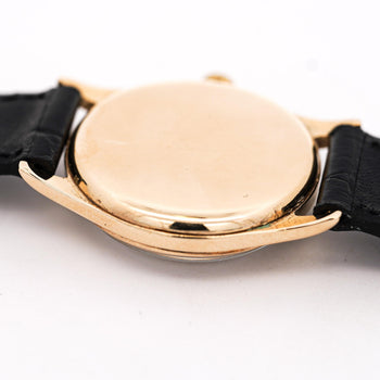 Vintage Rolex Precision 12325 Gold Manual Wind Sub Dial On Leather Watch – Assay Jewelers