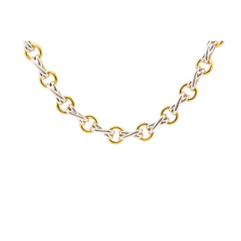 Vintage Tiffany & Co and Paloma Picasso Dog Bone 18K Gold and Silver Link Chain – Assay Jewelers
