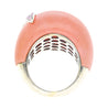 Wendy Yue Opal & Sapphire Dragonfly 18K White Gold Dome Ring