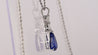 GIA Certified 6.82 Carat Pear Cut No Heat Blue Sapphire Drop Pendant Necklace