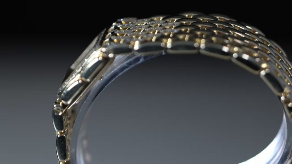 Cartier Panthère Ruban WG3009TA Factory Diamond 18K Gold Full Set Watch
