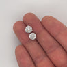 IGI Certified 6 Carat TW Lab Grown Diamond 14K Martini Stud Earrings